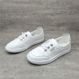 White Flat Sneaker